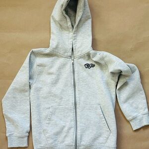 Volcom Kids Light Gray Zip Hoodie